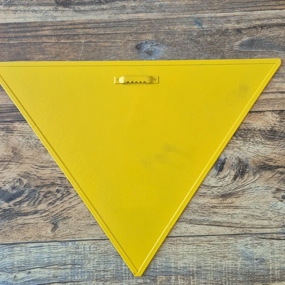 Laundry Room Vintage Metal Sign Set Of 2 Cute Red Stop Sign Yellow Caution Sign